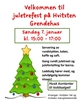  Velkommen til juletrefest på Hvitsten Grendehus 7. januar 2024, kl. 15-17
